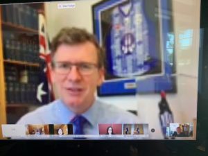 Teleconference - Hon Alan Tudge MP, Acting Minister for Immigration, Citizenship, Migrant Services and Multicultural Affairs