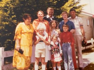 Starr and Ozdowski families, Armidale, NSW, 1979